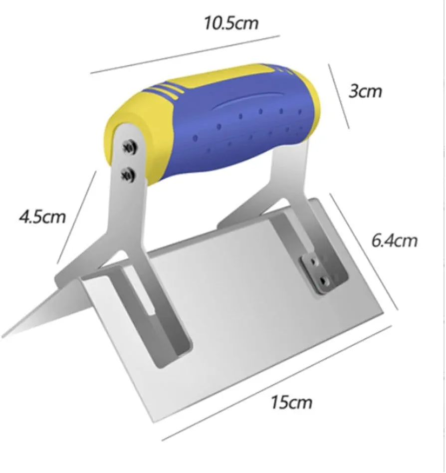 Spatule d'angle en acier, lot de deux pièces