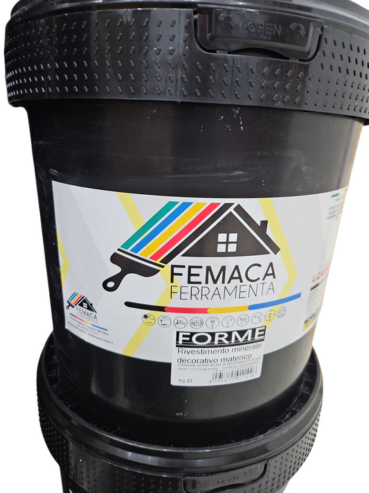 Forme rivestimento decorativo a rilievo (Materico) traspirante multieffetto:pietra spaccata,pietra lavica, pietra rigata,pietraversa,travertino,cemento naturale