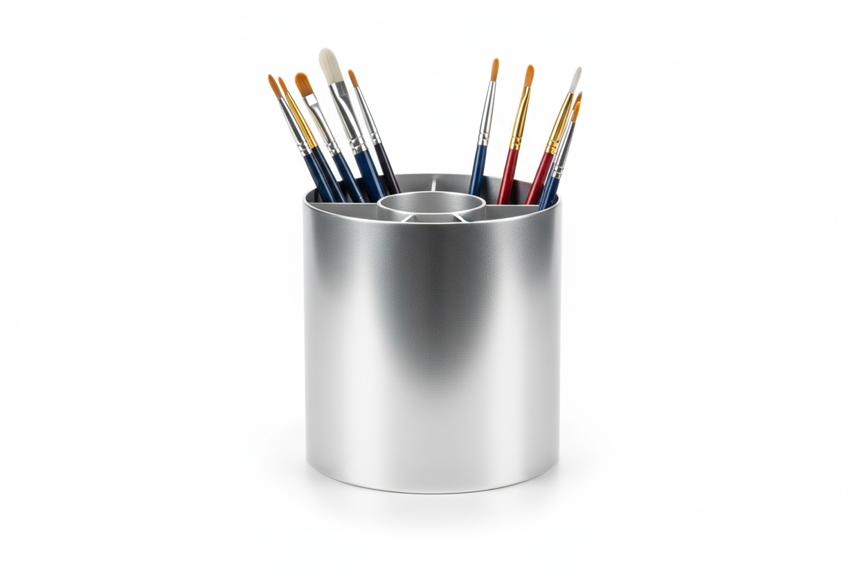 Portapennello in alluminio