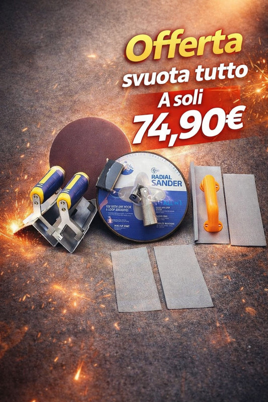 Set carteggiatura 10 pz