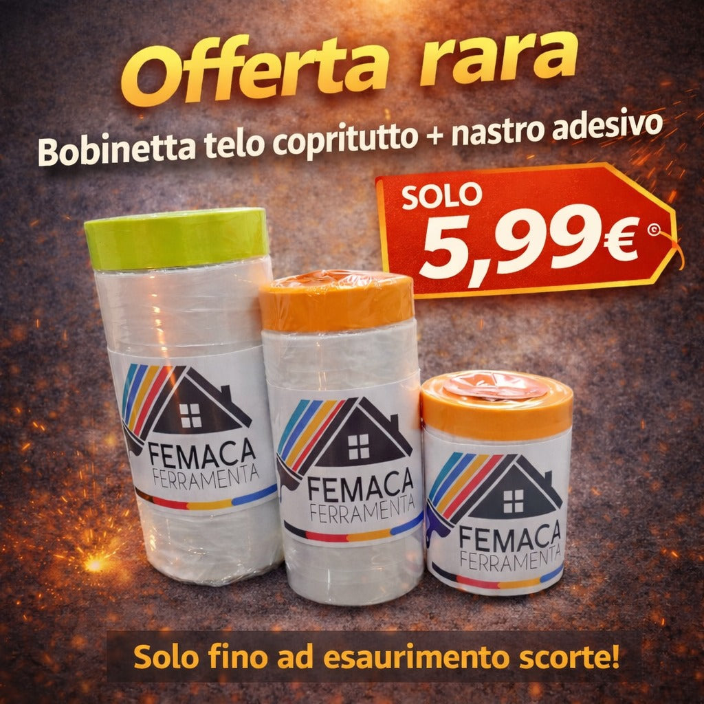 Bobinetta telo copritutto +nastro adesivo