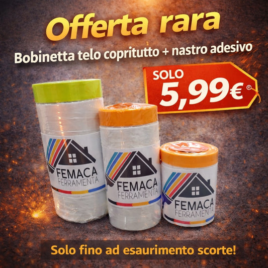 Bobinetta telo copritutto +nastro adesivo