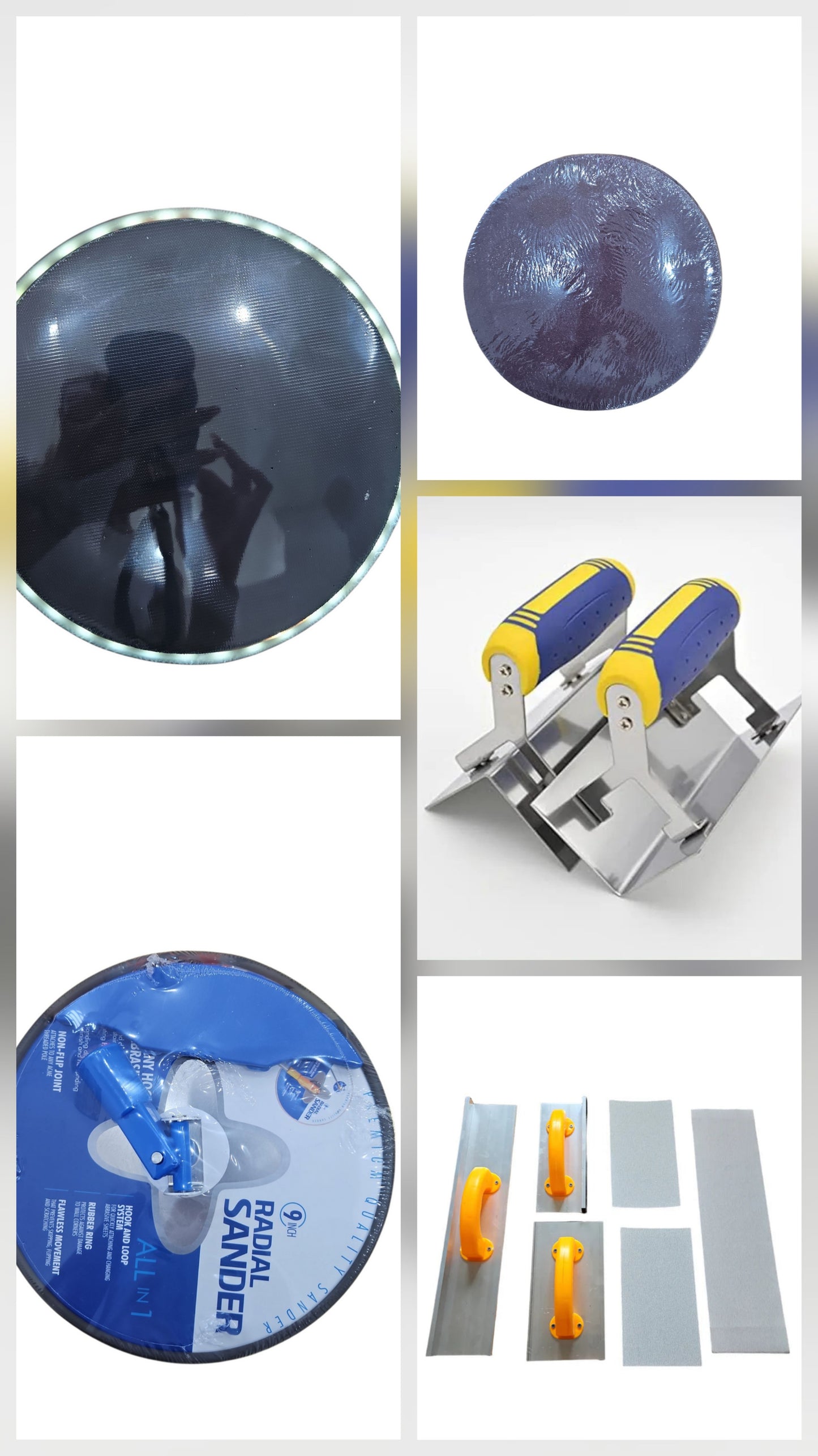 Attrezzi per carteggiare