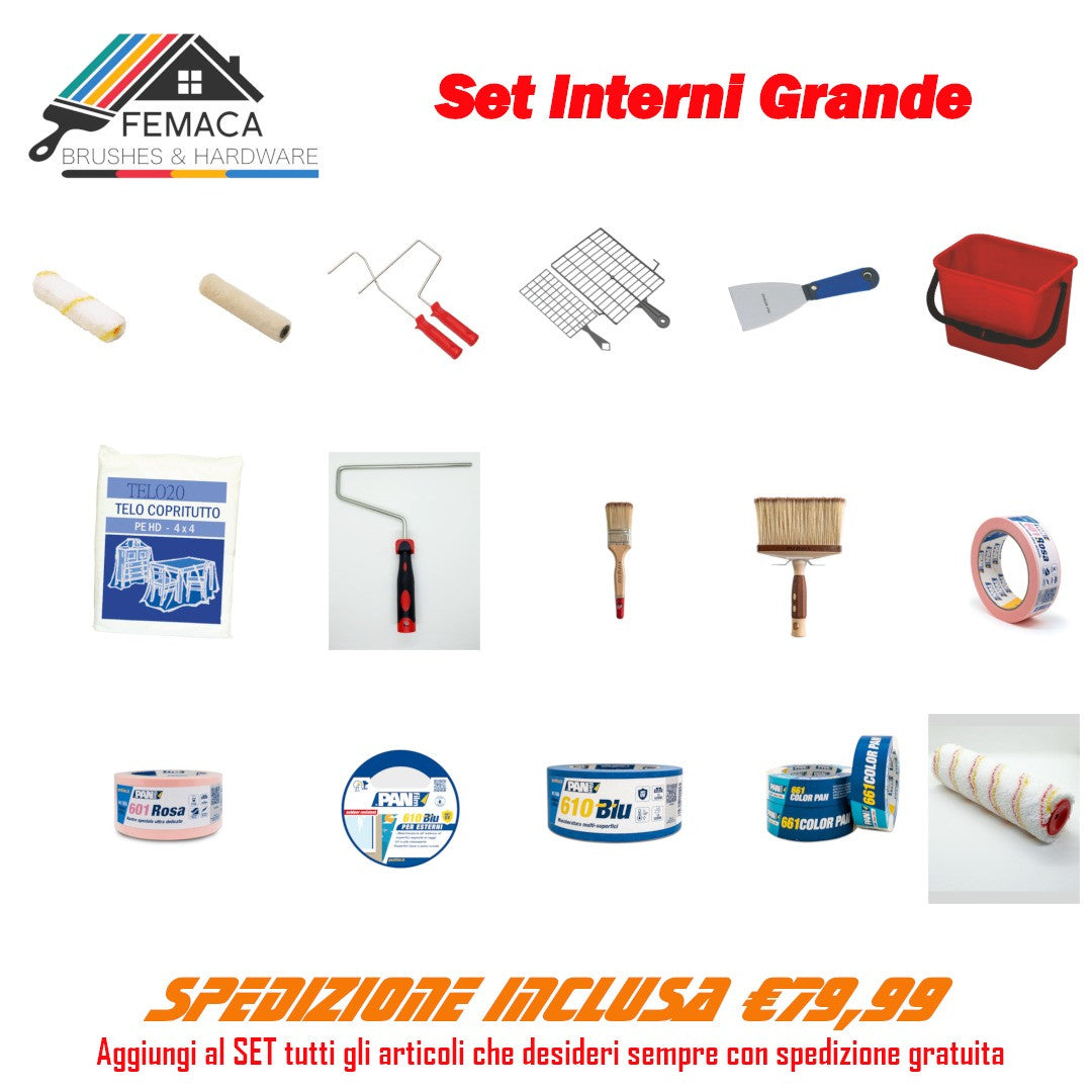 KIT PER INTERNI GRANDE 20 PEZZI