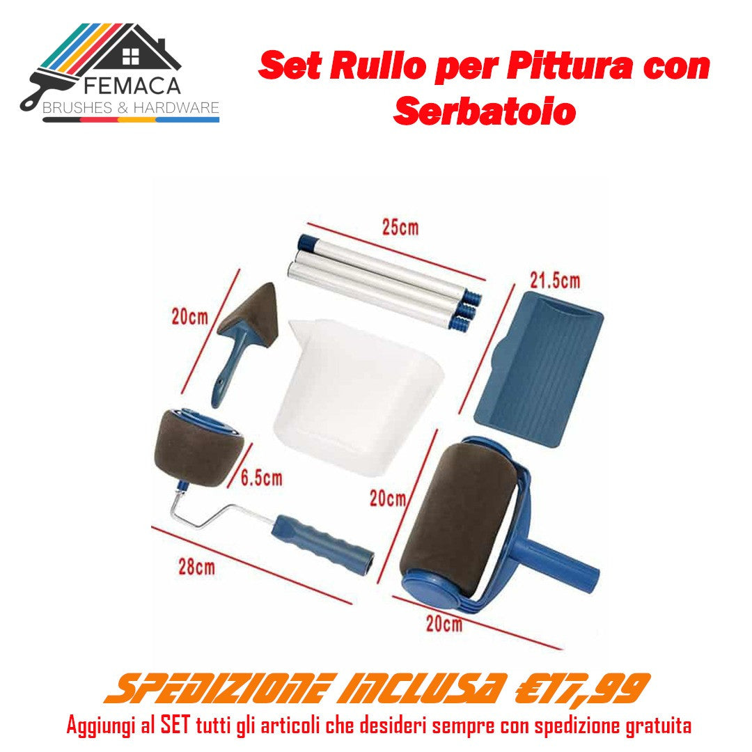 RULLO PER PITTURA CON SERBATOIO